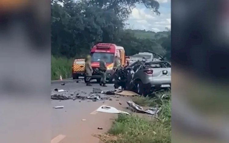 Motorista de caminhonete morre após acidente com caminhão na GO-462, diz PM
